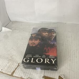 VHS Glory Mathew Broderick Denzel Washington Morgan Freeman New Sealed